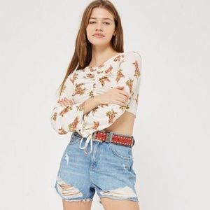 Topshop High-Waisted Mom Shorts